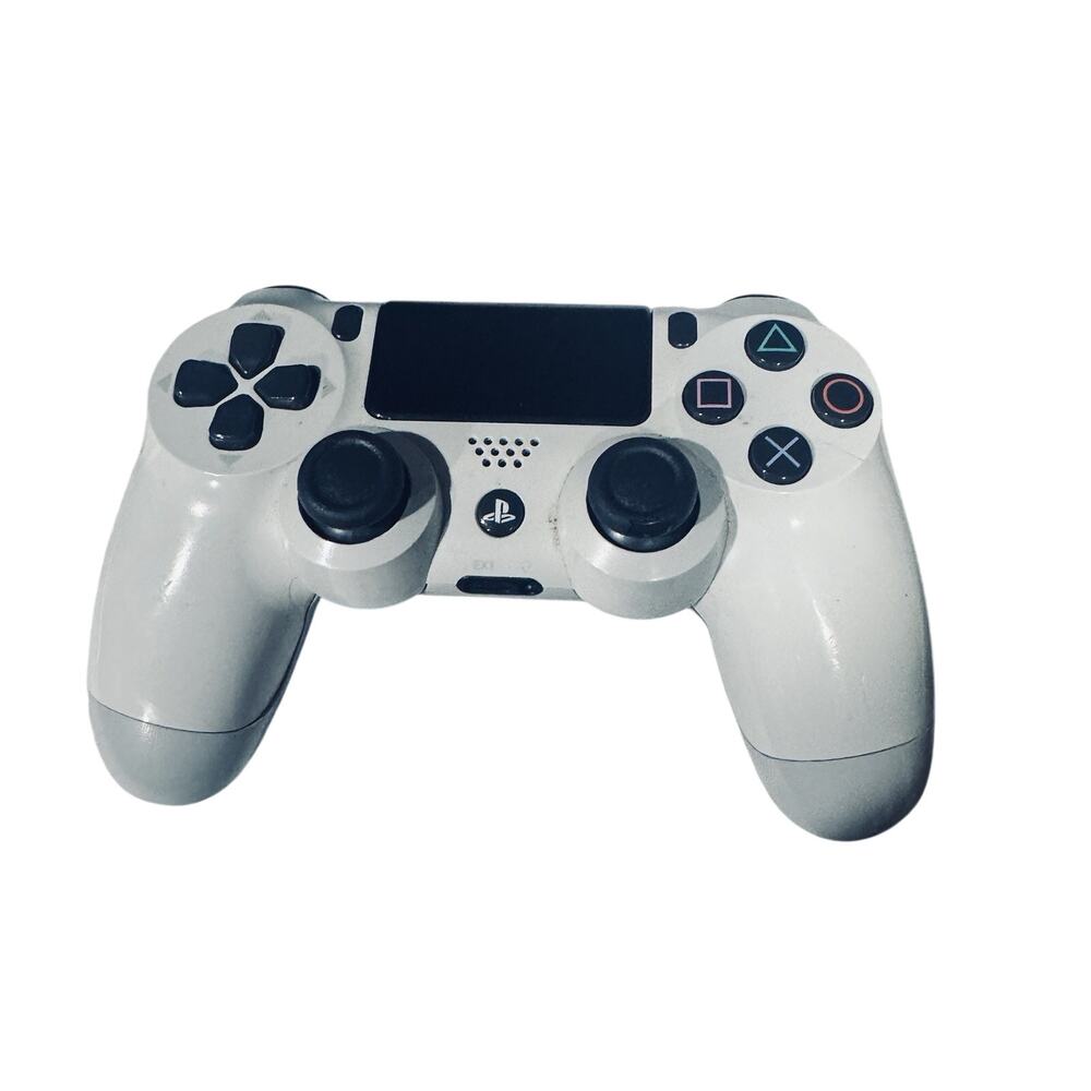 Sony Playstation 4 PS4 DualShock Wireless Controller White Tested Working - Picture 2 of 4